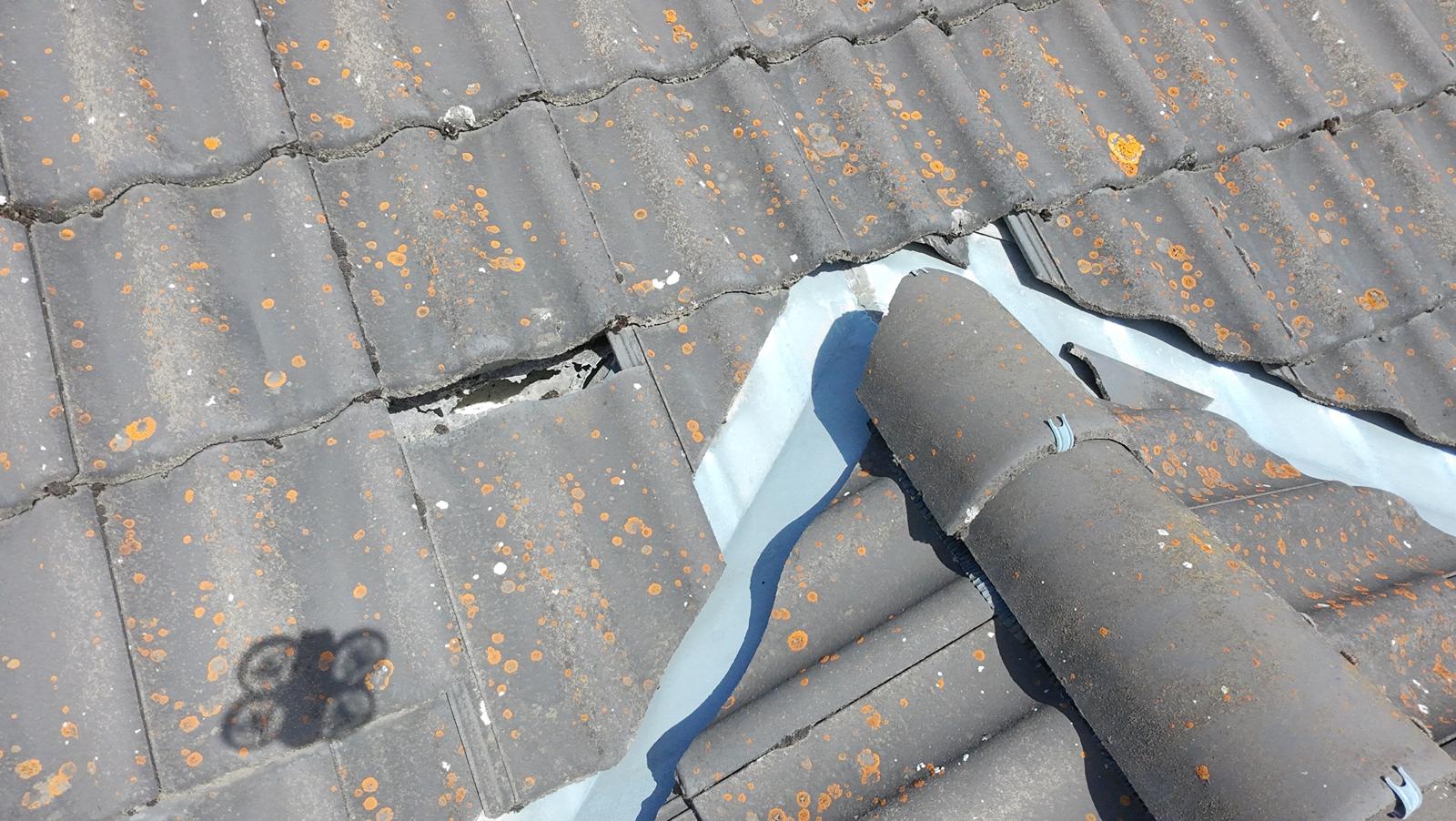 Sturmschaden am Dach in Eschweiler