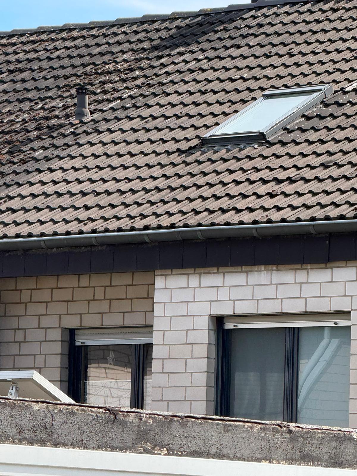 Dachwartung an Steildach in Leverkusen