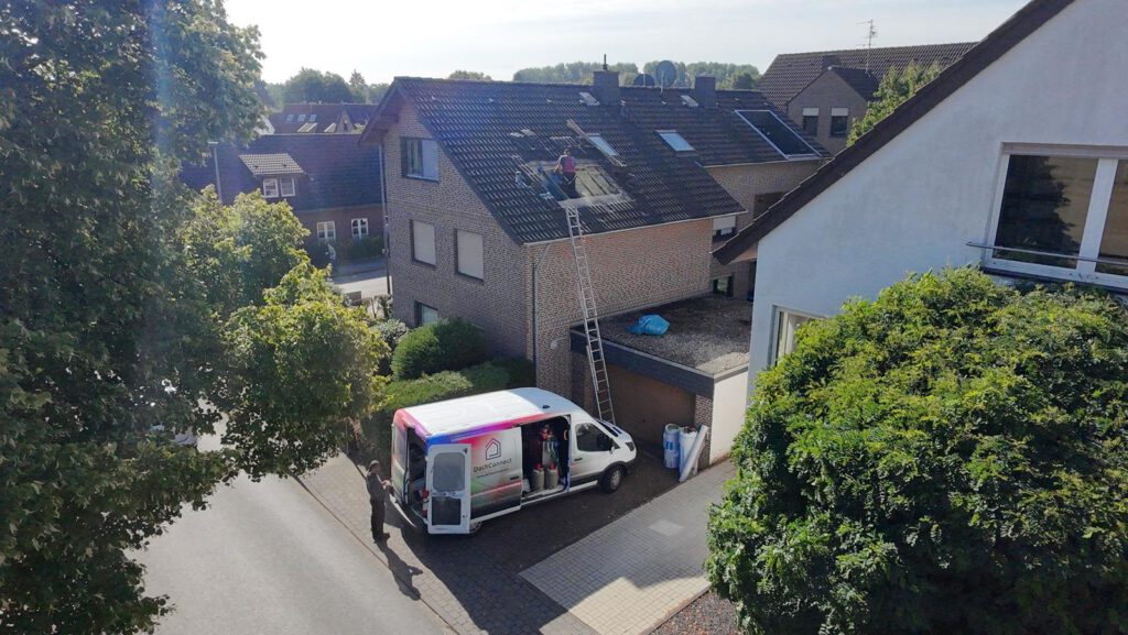 Marderschaden am Dach in Aachen