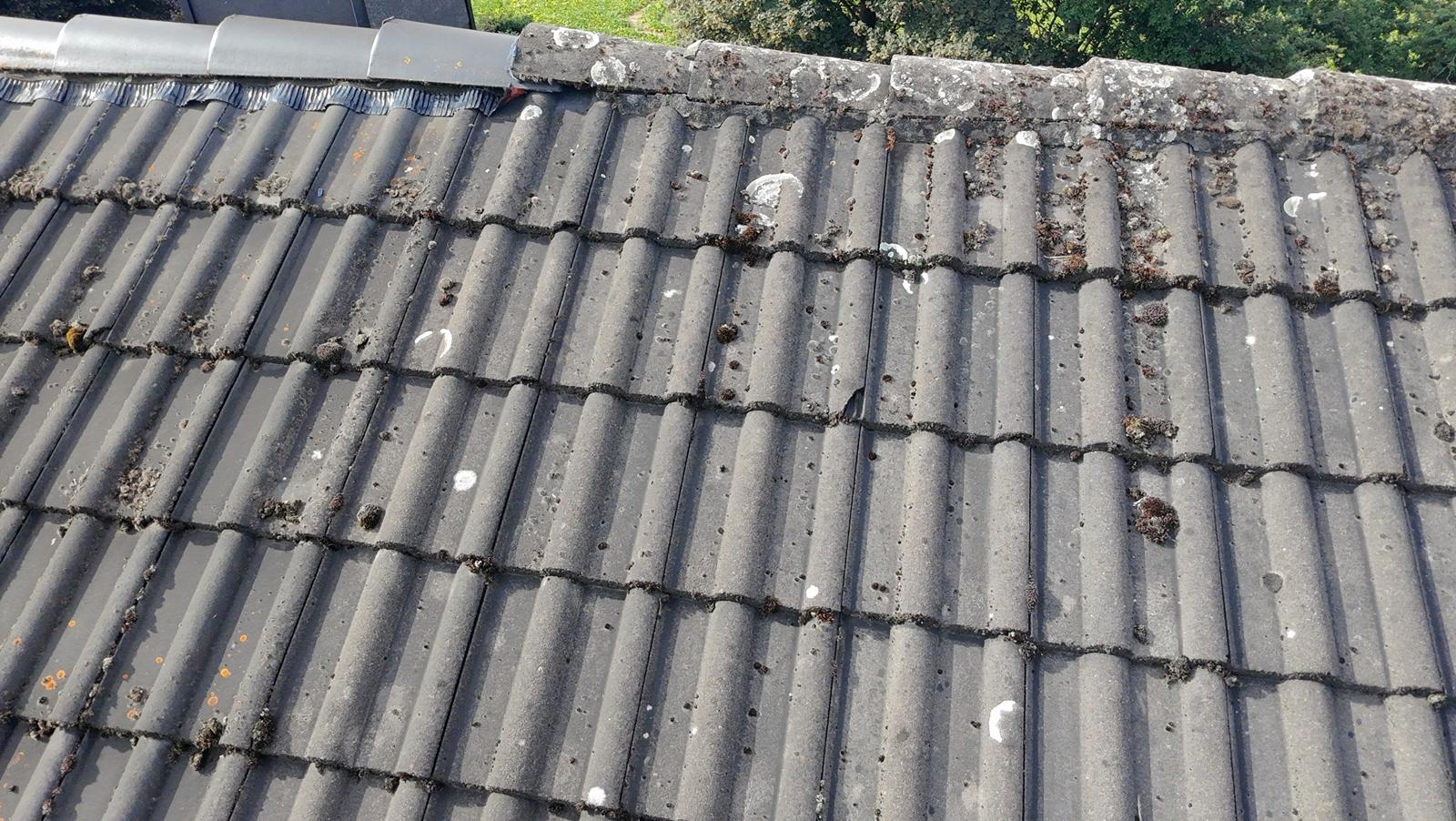 Sturmschaden am Dach und Schornstein in Erftstadt